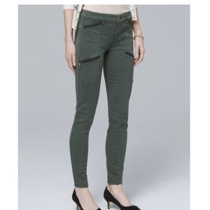 NWOT WHBM Utility Skinny Jeans